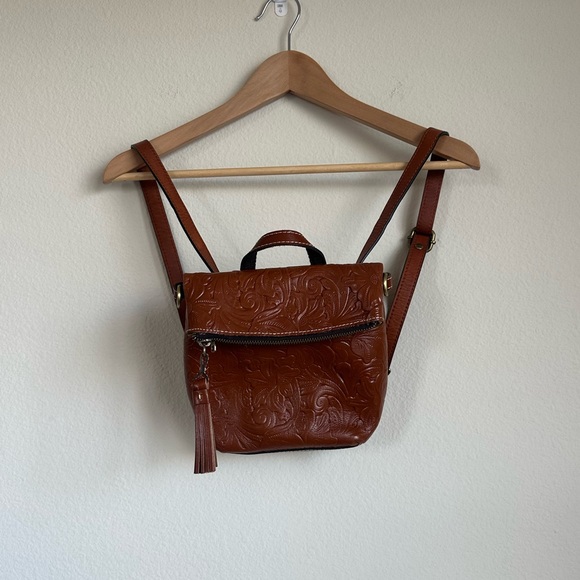 Patricia Nash Tooled Leather Convertible Backpack main image 12